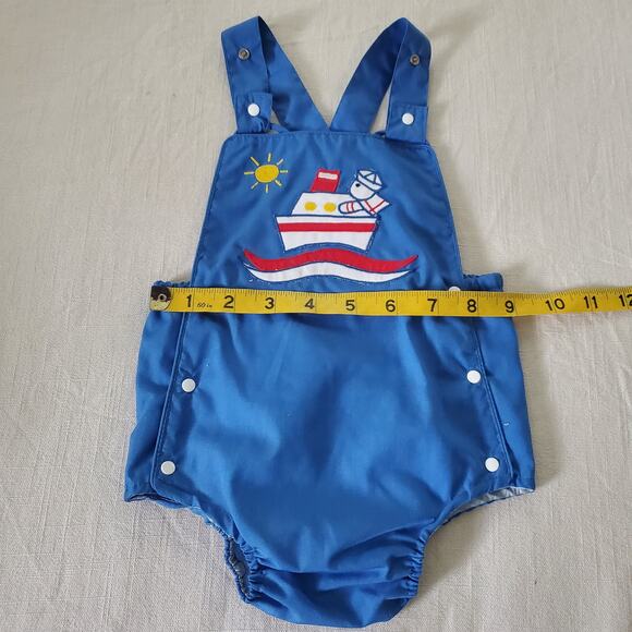 Vintage Ship Sunsuit 6-9 months - Picture 2 of 5